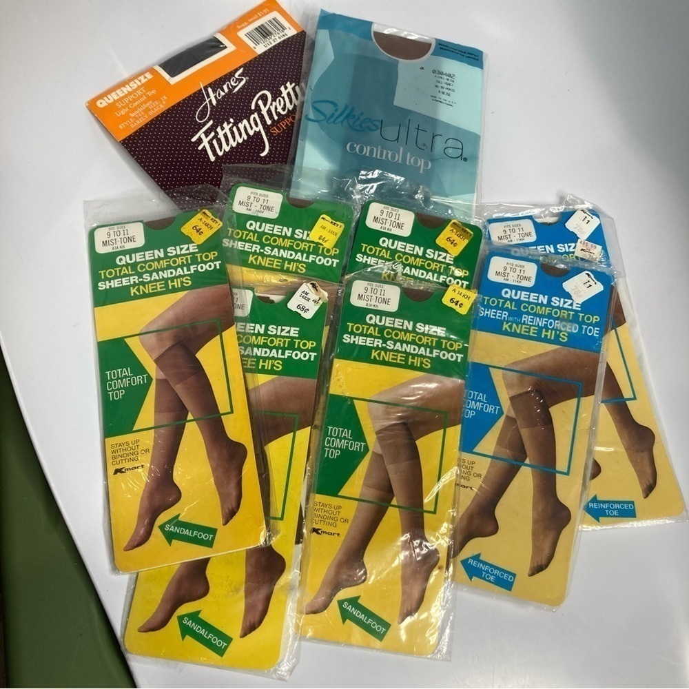 Vintage pantyhose bundle queen size